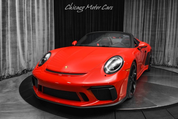 Used 2019 Porsche 911 Speedster Only 1000 Miles 6 Speed Manual Transmission LOADED RARE Front PPF for sale Sold at Chicago Motor Cars in West Chicago IL 60185 2