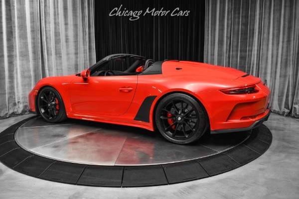 Used 2019 Porsche 911 Speedster Only 963 Miles! Guards Red 6 Speed Manual Transmission LOADED for sale Sold at Chicago Motor Cars in West Chicago IL 60185 3