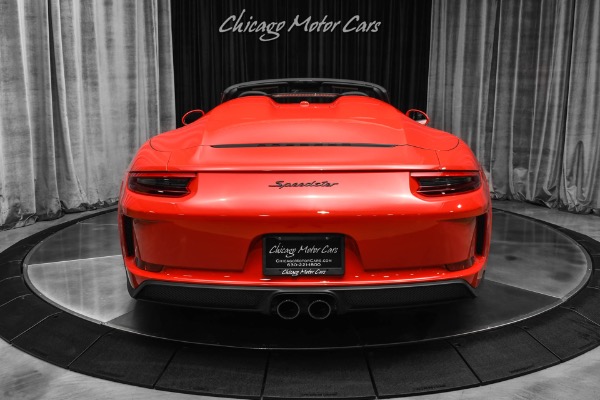 Used 2019 Porsche 911 Speedster Only 963 Miles! Guards Red 6 Speed Manual Transmission LOADED for sale Sold at Chicago Motor Cars in West Chicago IL 60185 4