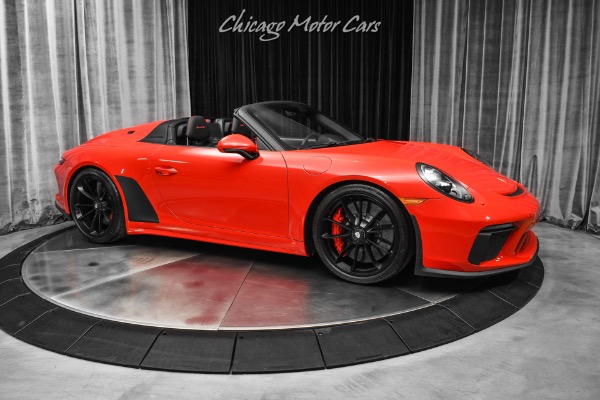 Used 2019 Porsche 911 Speedster Only 963 Miles! Guards Red 6 Speed Manual Transmission LOADED for sale Sold at Chicago Motor Cars in West Chicago IL 60185 6