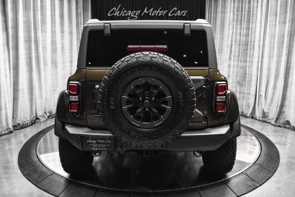 Used 2024 Ford Bronco Raptor 4x4 SUV Only 7k Miles Shelter Green MSRP $99,220+ for sale Sold at Chicago Motor Cars in West Chicago IL 60185 4