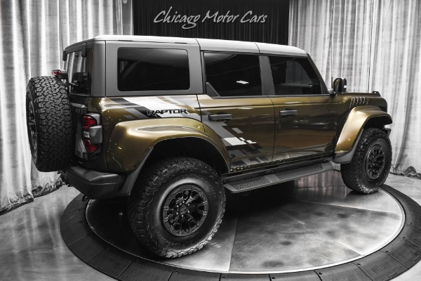 Used 2024 Ford Bronco Raptor 4x4 SUV Only 7k Miles Shelter Green MSRP $99,220+ for sale Sold at Chicago Motor Cars in West Chicago IL 60185 5