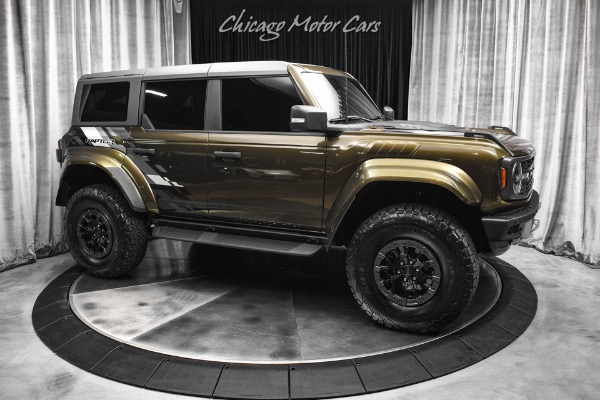 Used 2024 Ford Bronco Raptor 4x4 SUV Only 7k Miles Shelter Green MSRP $99,220+ for sale Sold at Chicago Motor Cars in West Chicago IL 60185 6