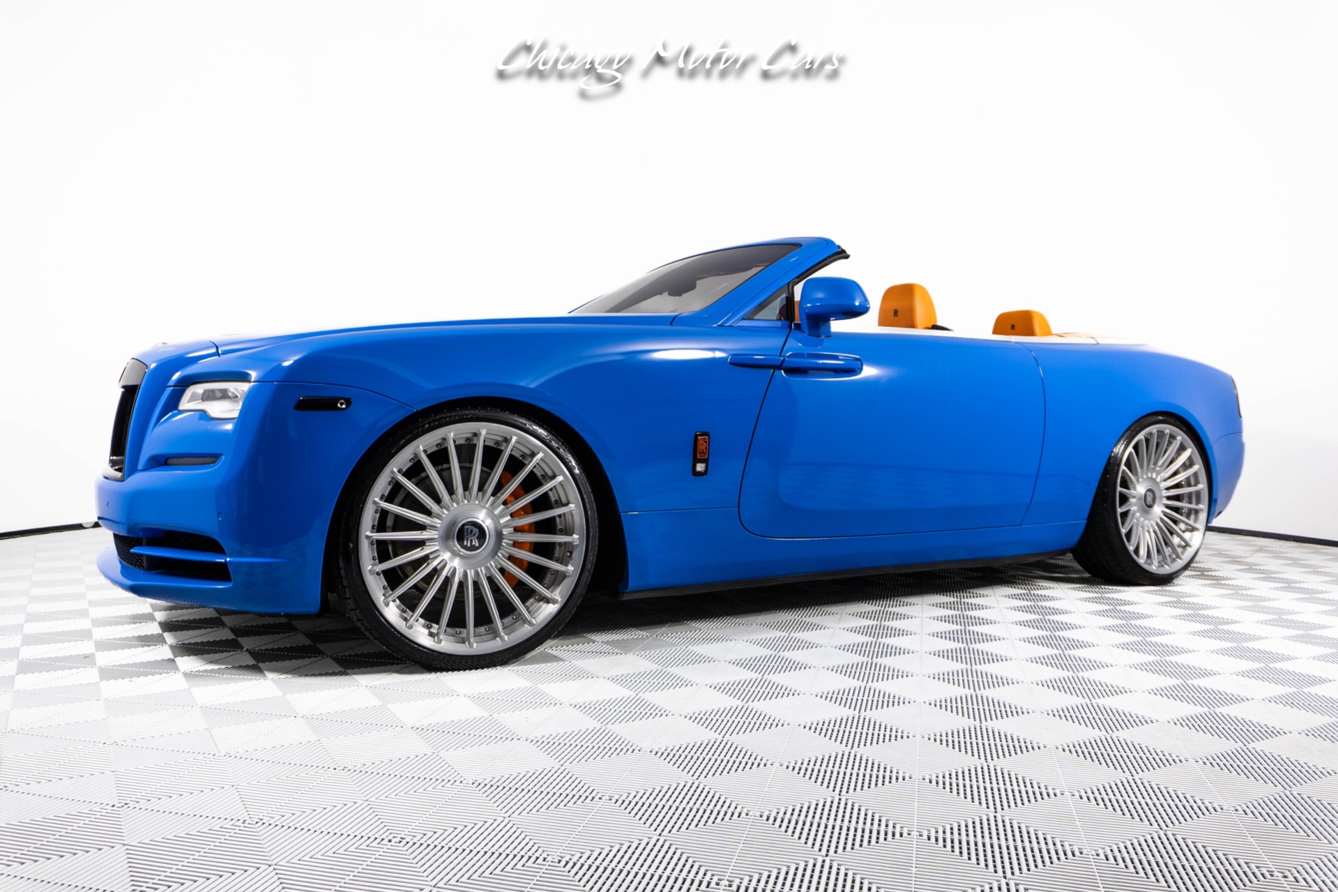 Used 2016 Rolls-Royce Dawn Convertible Illuminated Spirit and Grille! Mandarin Interior! 24in AG Wheel for sale Sold at Chicago Motor Cars in West Chicago IL 60185 1