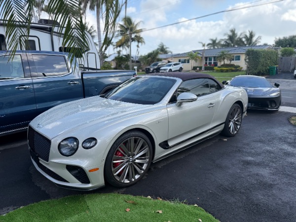Used 2022 Bentley Continental GTC Speed Convertible MSRP $388,145+ Naim Audio LOADED Serviced for sale Sold at Chicago Motor Cars in West Chicago IL 60185 1
