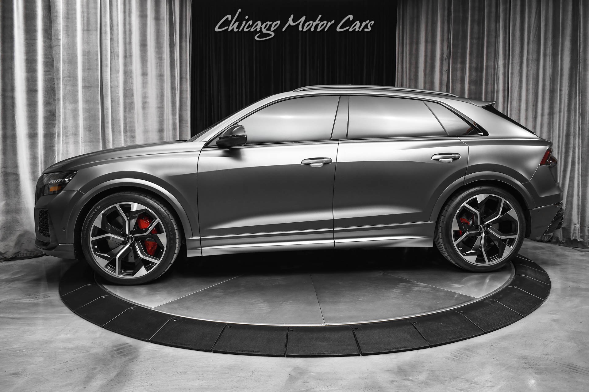 Used 2024 Audi RS Q8 4.0T Quattro SUV MSRP $139,640+ ONLY 1700 Miles! LOADED! Satin PPF! for sale Sold at Chicago Motor Cars in West Chicago IL 60185 1