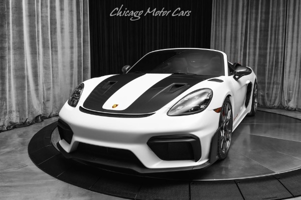 Used 2024 Porsche 718 Boxster Spyder RS Weissach Package! FULL Stealth PPF! Serviced Only 367 Miles for sale Sold at Chicago Motor Cars in West Chicago IL 60185 2