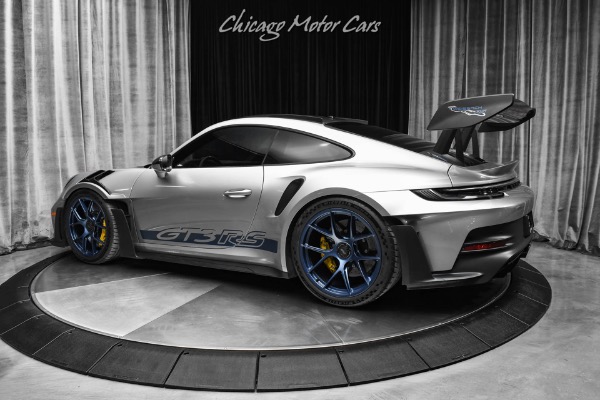 Used 2024 Porsche 911 GT3 RS Weissach Package! Magnesium Blue Wheels! Only 1200 Miles! Front Lift! for sale Sold at Chicago Motor Cars in West Chicago IL 60185 3
