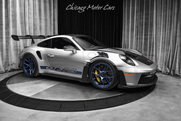 Used 2024 Porsche 911 GT3 RS Weissach Package! Magnesium Blue Wheels! Only 1200 Miles! Front Lift! for sale Sold at Chicago Motor Cars in West Chicago IL 60185 6