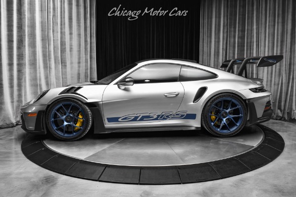 Used 2024 Porsche 911 GT3 RS Weissach Package! Magnesium Blue Wheels! Only 1200 Miles! Front Lift! for sale Sold at Chicago Motor Cars in West Chicago IL 60185 1