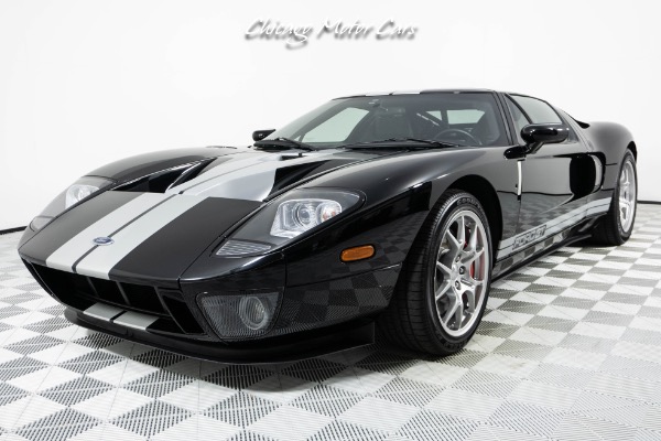 Used 2006 Ford GT Only 4K Miles! Stunning Black on Black Spec! Lightweight Wheels! for sale Sold at Chicago Motor Cars in West Chicago IL 60185 2