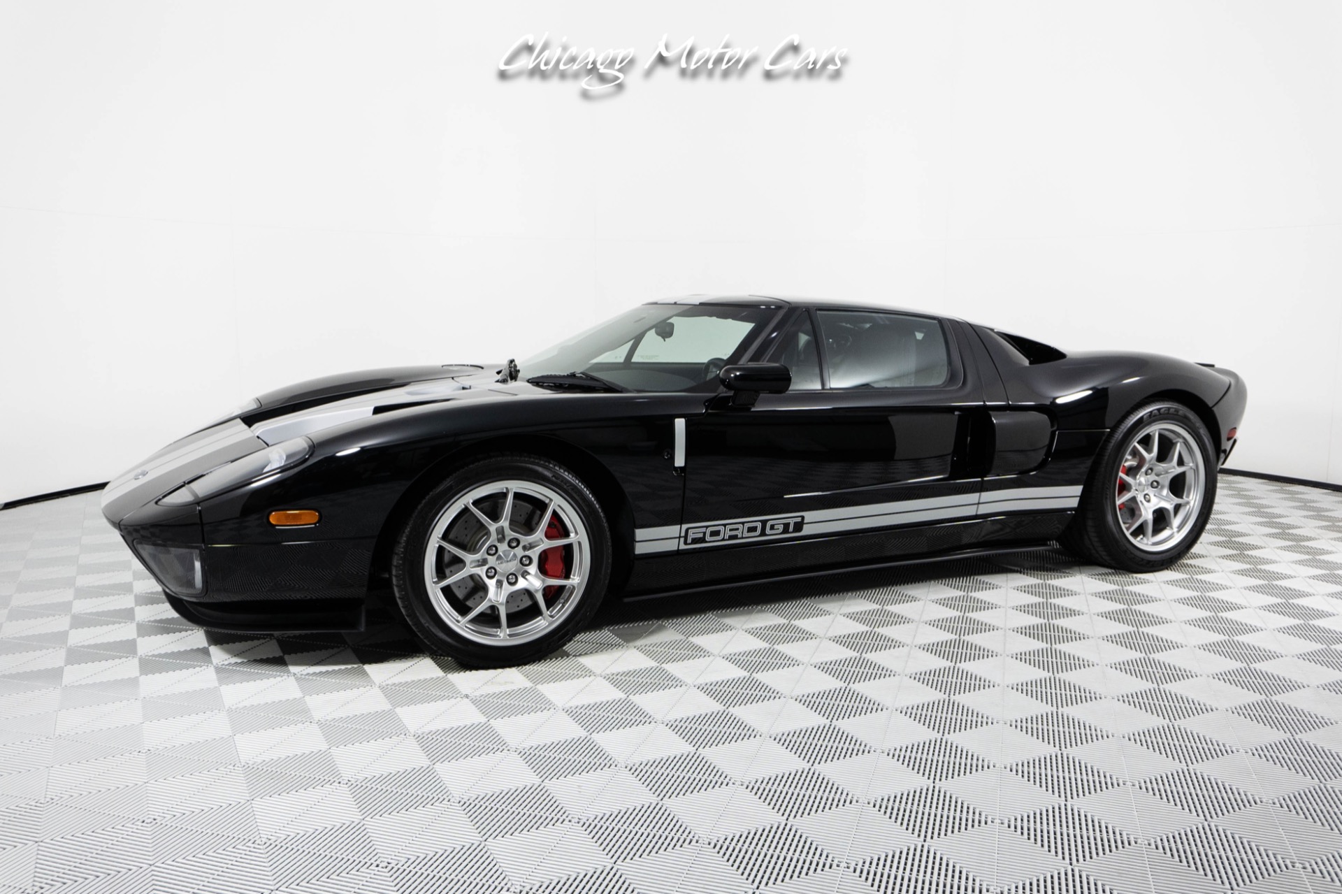 Used 2006 Ford GT Only 4K Miles! Stunning Black on Black Spec! Lightweight Wheels! for sale Sold at Chicago Motor Cars in West Chicago IL 60185 1