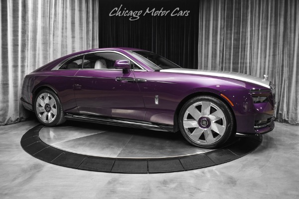 Used 2024 Rolls-Royce Spectre MSRP $541,025+ Only 4k Miles! LOADED! Twilight Purple! Starlight Headliner! for sale Sold at Chicago Motor Cars in West Chicago IL 60185 6