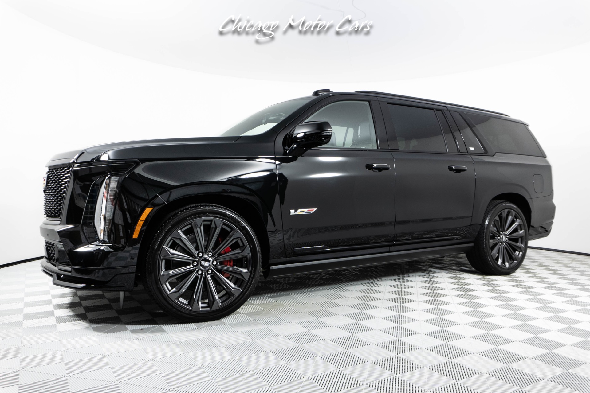 Used 2025 Cadillac Escalade-V ESV Only 25 Miles! 682HP Supercharged! Super Cruise! Rear Seat Entertainment! for sale Sold at Chicago Motor Cars in West Chicago IL 60185 1