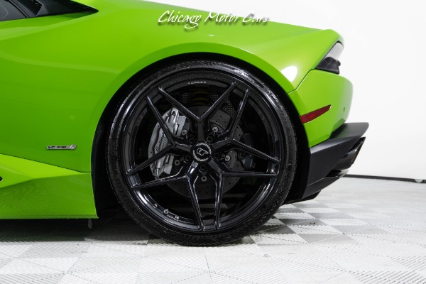 Used 2016 Lamborghini Huracan LP 610-4! Verde Mantis! Stunning Verde Fauns Interior! PPF! Loaded! for sale Sold at Chicago Motor Cars in West Chicago IL 60185 4