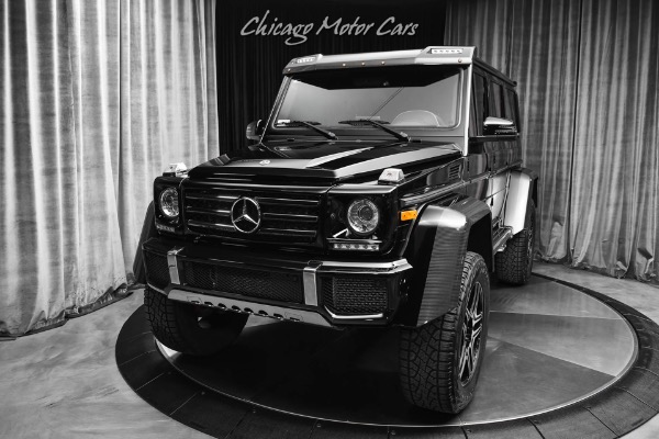 Used 2018 Mercedes-Benz G550 4x4 Squared Only 2,000 Miles! Black on Black! RARE! Collector Quality! 4x4 Squared for sale Sold at Chicago Motor Cars in West Chicago IL 60185 2