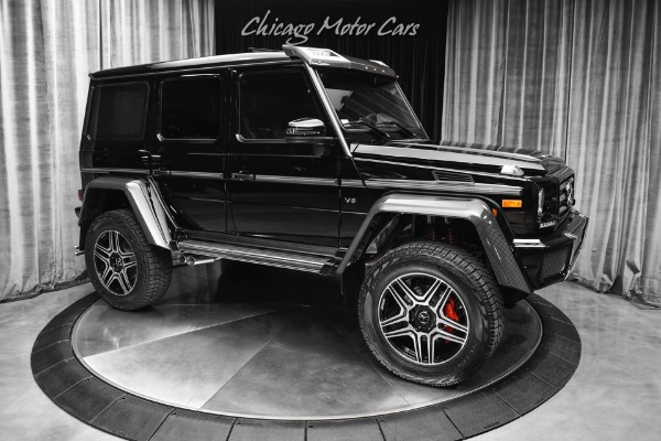 Used 2018 Mercedes-Benz G550 4x4 Squared Only 2,000 Miles! Black on Black! RARE! Collector Quality! 4x4 Squared for sale Sold at Chicago Motor Cars in West Chicago IL 60185 6