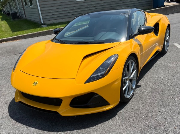 Used 2024 Lotus Emira V6 First Edition! Hethel Yellow! 6 Speed M/T! Full Black Pack! Loaded! for sale Sold at Chicago Motor Cars in West Chicago IL 60185 4