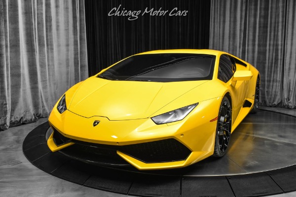 Used 2015 Lamborghini Huracan LP 610-4! CCB W/Yellow Calipers! Carbon Fiber Engine Bay! Front Axle Lifter for sale Sold at Chicago Motor Cars in West Chicago IL 60185 2