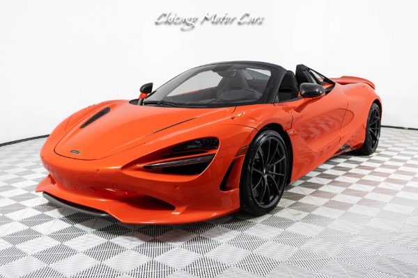 Used 2024 McLaren 750S Spider STUNNING Helios Orange! Only 40 Miles! Carbon Ceramics! Front End Lifter! for sale Sold at Chicago Motor Cars in West Chicago IL 60185 4