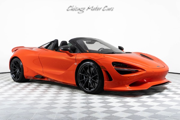 Used 2024 McLaren 750S Spider STUNNING Helios Orange! Only 40 Miles! Carbon Ceramics! Front End Lifter! for sale Sold at Chicago Motor Cars in West Chicago IL 60185 6