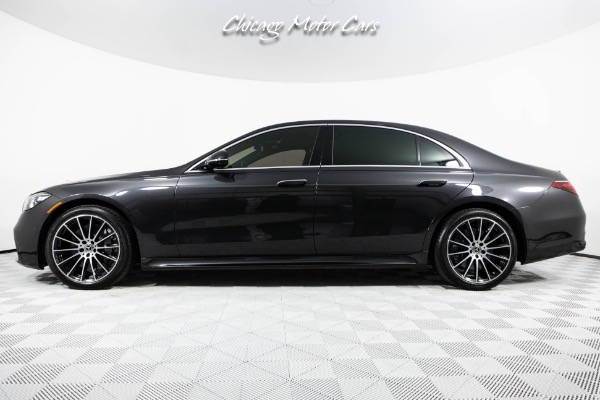 Used 2022 Mercedes-Benz S580 4 Matic Stunning Sienna Brown Interior! AMG Line Pack! Night Package! for sale Sold at Chicago Motor Cars in West Chicago IL 60185 2