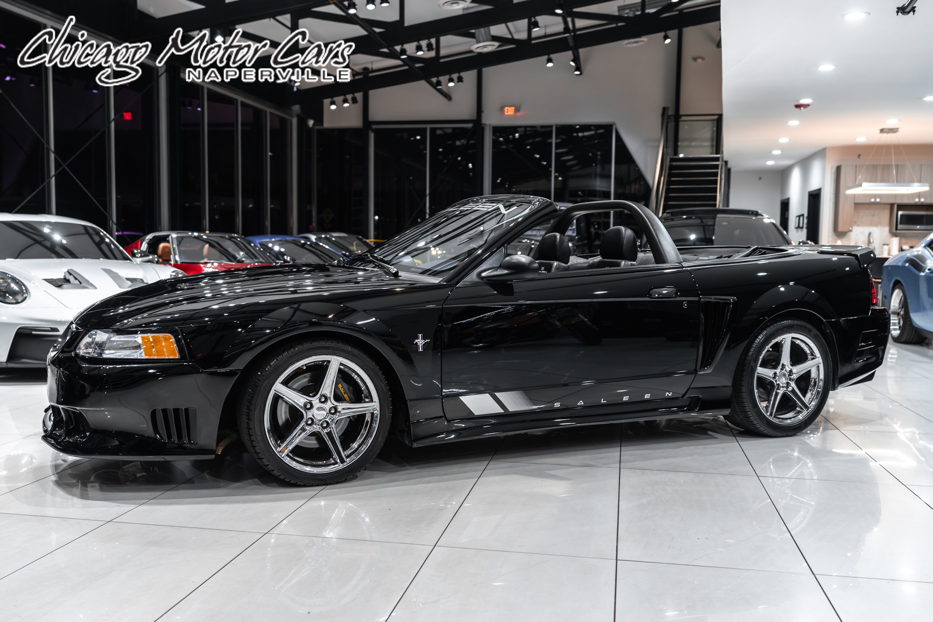 Used 2000 Ford Mustang GT Saleen S281C Supercharged Only 22k Miles Triple Black Manual Serviced Authenticity for sale Sold at Chicago Motor Cars in West Chicago IL 60185 1