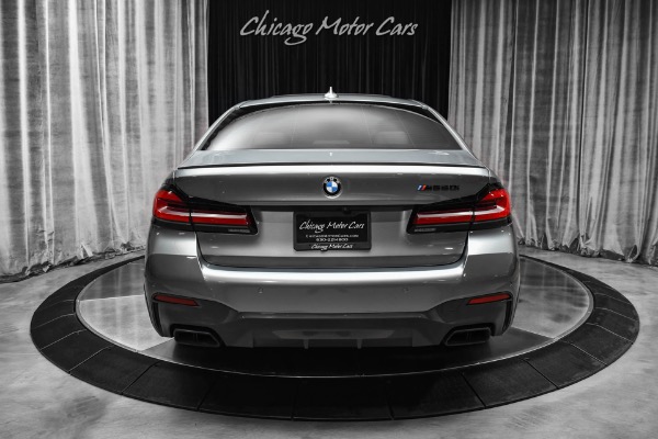 Used 2021 BMW M550i xDrive! Driving Asst Plus! Premium Pkg! Parking Asst Pkg! 2 Sets of Wheels for sale Sold at Chicago Motor Cars in West Chicago IL 60185 4
