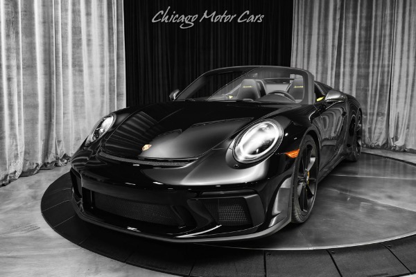 Used 2019 Porsche 911 Speedster Convertible Only 142 Miles! Collector Quality Black! LOADED Full Leather! for sale Sold at Chicago Motor Cars in West Chicago IL 60185 2