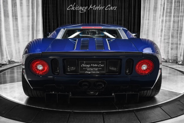 Used 2005 Ford GT Factory No Stripe Hennessey 1000 Twin Turbo Midnight Blue KW Suspension for sale Sold at Chicago Motor Cars in West Chicago IL 60185 4