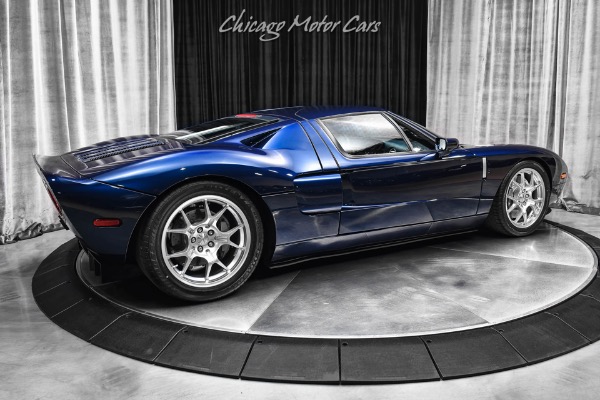 Used 2005 Ford GT Factory No Stripe Hennessey 1000 Twin Turbo Midnight Blue KW Suspension for sale Sold at Chicago Motor Cars in West Chicago IL 60185 5