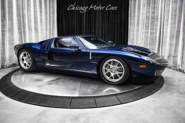 Used 2005 Ford GT Factory No Stripe Hennessey 1000 Twin Turbo Midnight Blue KW Suspension for sale Sold at Chicago Motor Cars in West Chicago IL 60185 6