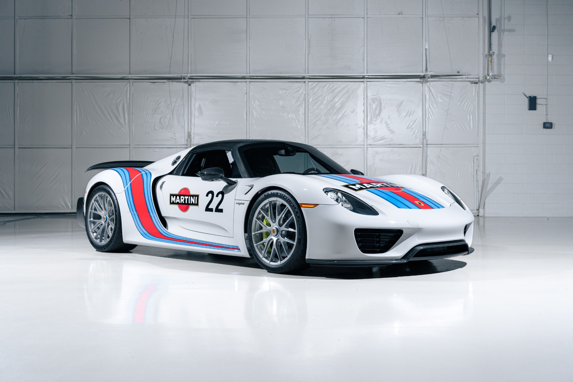 Used 2015 Porsche 918 Spyder Weissach Package Martini Livery Only