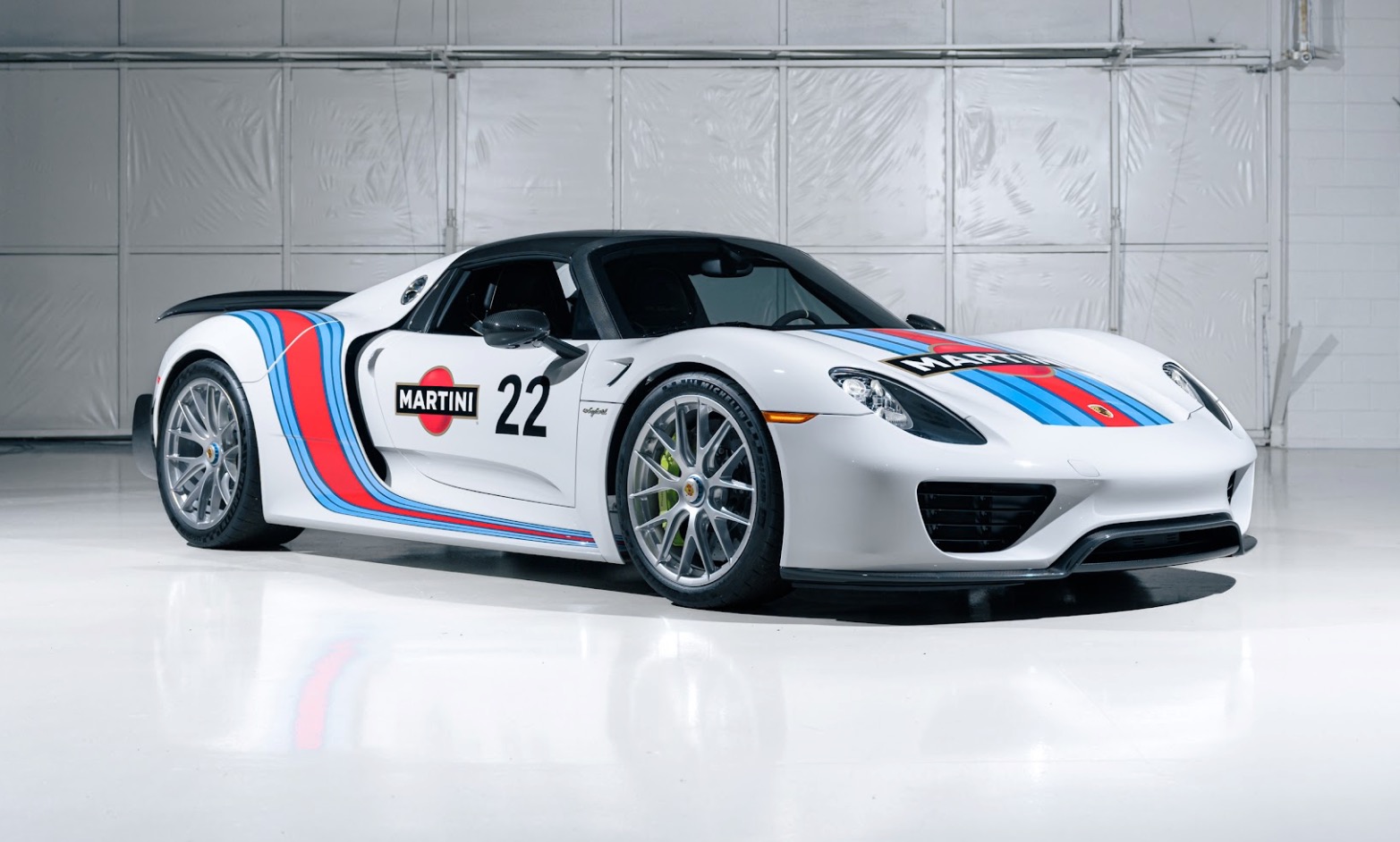 Used 2015 Porsche 918 Spyder Weissach Package Martini Livery Only