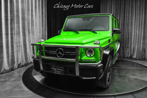 Used 2017 Mercedes-Benz G63 AMG Alien Green! Super Rare! Carbon Fiber Trim! Designo Leather! Loaded! for sale Sold at Chicago Motor Cars in West Chicago IL 60185 2