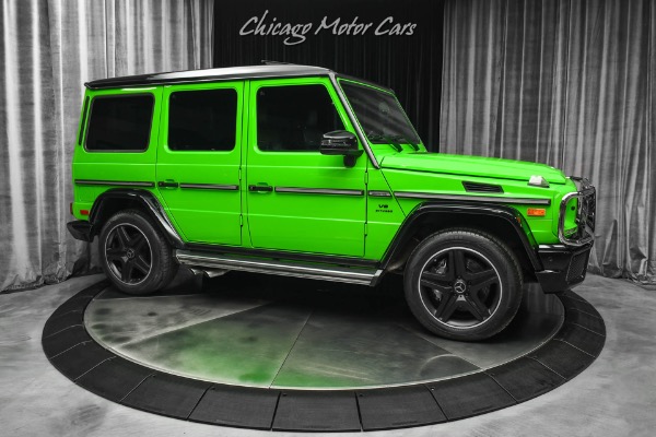 Used 2017 Mercedes-Benz G63 AMG Alien Green! Super Rare! Carbon Fiber Trim! Designo Leather! Loaded! for sale Sold at Chicago Motor Cars in West Chicago IL 60185 6