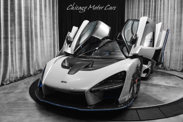 Used 2019 McLaren Senna Only 1300 Miles! 1of3 MSO DOVE GREY High MSRP Extended Warranty Serviced! for sale Sold at Chicago Motor Cars in West Chicago IL 60185 2