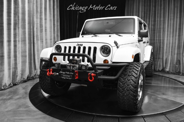 Used 2012 Jeep Wrangler Unlimited Sahara! Upgraded Wheels, Tires, Front & Rear Bumpers! Winch! LEDS! Loaded! for sale Sold at Chicago Motor Cars in West Chicago IL 60185 2