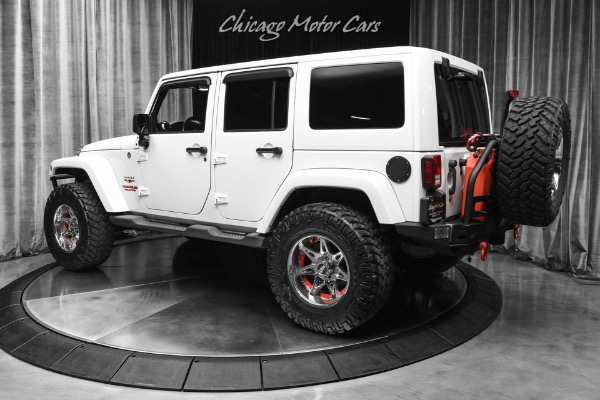Used 2012 Jeep Wrangler Unlimited Sahara! Upgraded Wheels, Tires, Front & Rear Bumpers! Winch! LEDS! Loaded! for sale Sold at Chicago Motor Cars in West Chicago IL 60185 3