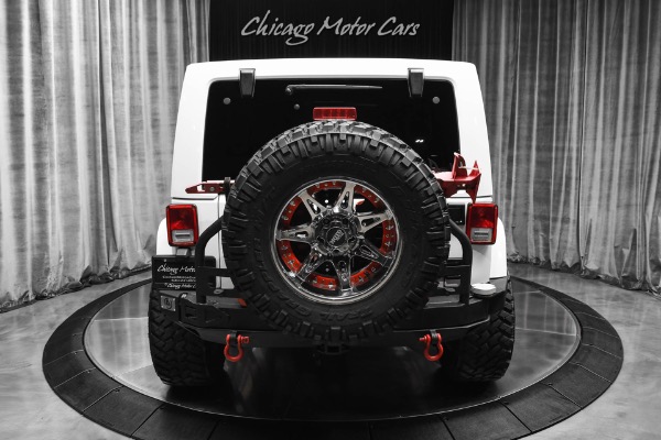 Used 2012 Jeep Wrangler Unlimited Sahara! Upgraded Wheels, Tires, Front & Rear Bumpers! Winch! LEDS! Loaded! for sale Sold at Chicago Motor Cars in West Chicago IL 60185 4