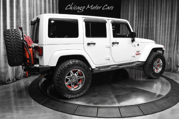 Used 2012 Jeep Wrangler Unlimited Sahara! Upgraded Wheels, Tires, Front & Rear Bumpers! Winch! LEDS! Loaded! for sale Sold at Chicago Motor Cars in West Chicago IL 60185 5