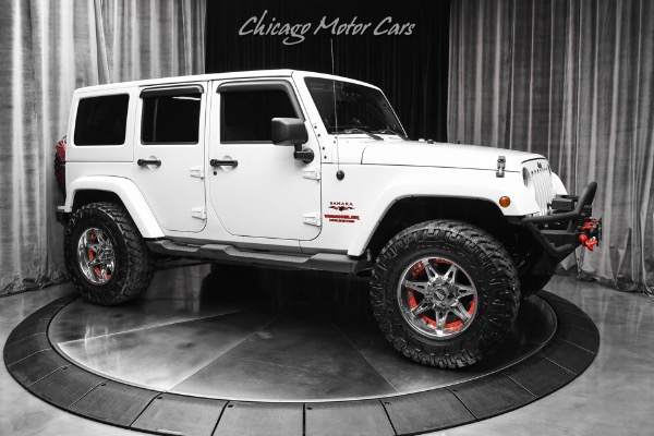 Used 2012 Jeep Wrangler Unlimited Sahara! Upgraded Wheels, Tires, Front & Rear Bumpers! Winch! LEDS! Loaded! for sale Sold at Chicago Motor Cars in West Chicago IL 60185 6
