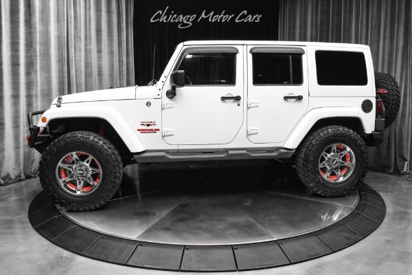 Used 2012 Jeep Wrangler Unlimited Sahara! Upgraded Wheels, Tires, Front & Rear Bumpers! Winch! LEDS! Loaded! for sale Sold at Chicago Motor Cars in West Chicago IL 60185 1