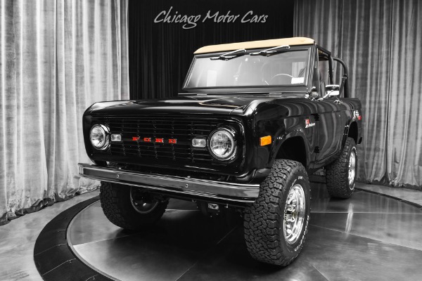 Used 1973 Ford Bronco Classic! Velocity Restoration! 5.0L V8 Coyote Engine! Burberry Interior! for sale Sold at Chicago Motor Cars in West Chicago IL 60185 2