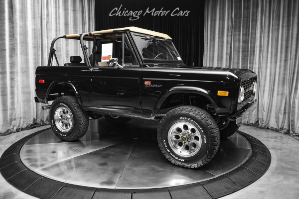 Used 1973 Ford Bronco Classic! Velocity Restoration! 5.0L V8 Coyote Engine! Burberry Interior! for sale Sold at Chicago Motor Cars in West Chicago IL 60185 6