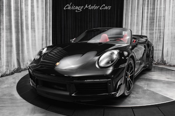 Used 2022 Porsche 911 Turbo S Cabriolet Sportdesign Package ANRKY Wheels IPE Exhaust Carbon Fiber PCCB Full PPF for sale Sold at Chicago Motor Cars in West Chicago IL 60185 5