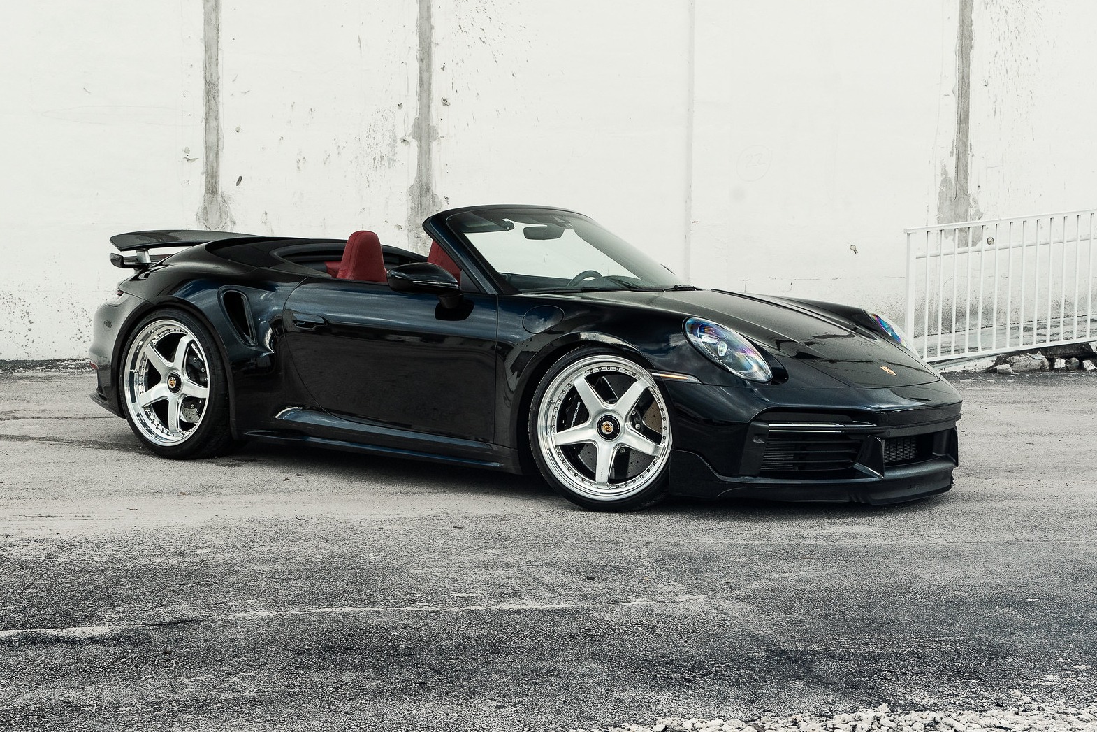 Used 2022 Porsche 911 Turbo S Cabriolet Sportdesign Package ANRKY Wheels IPE Exhaust Carbon Fiber PCCB Full PPF for sale Sold at Chicago Motor Cars in West Chicago IL 60185 1