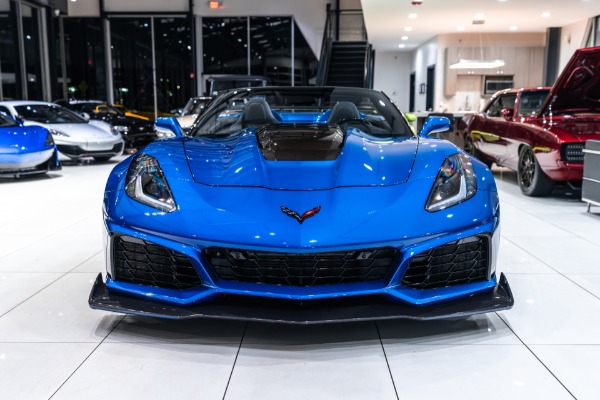 Used 2019 Chevrolet Corvette ZR1 3ZR Convertible RARE Elkhart Blue