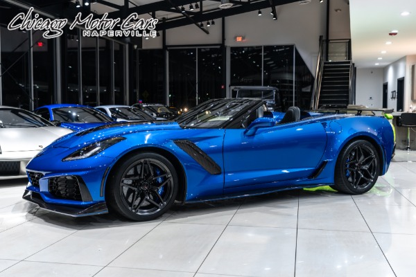 Used 2019 Chevrolet Corvette ZR1 3ZR Convertible RARE Elkhart Blue