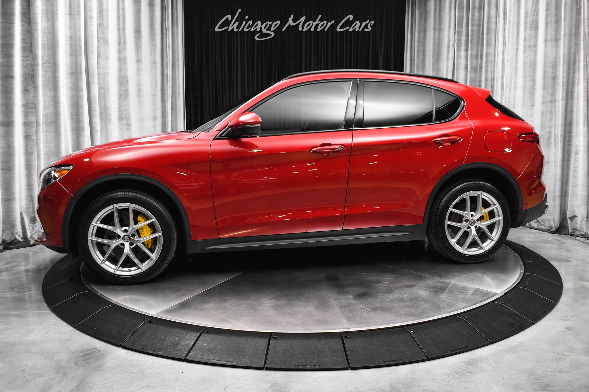 Used 2018 Alfa Romeo Stelvio Ti Sport Driver Assist Static & Dynamic Pkgs! Panoroof! Harmon Kardon Audio for sale Sold at Chicago Motor Cars in West Chicago IL 60185 1